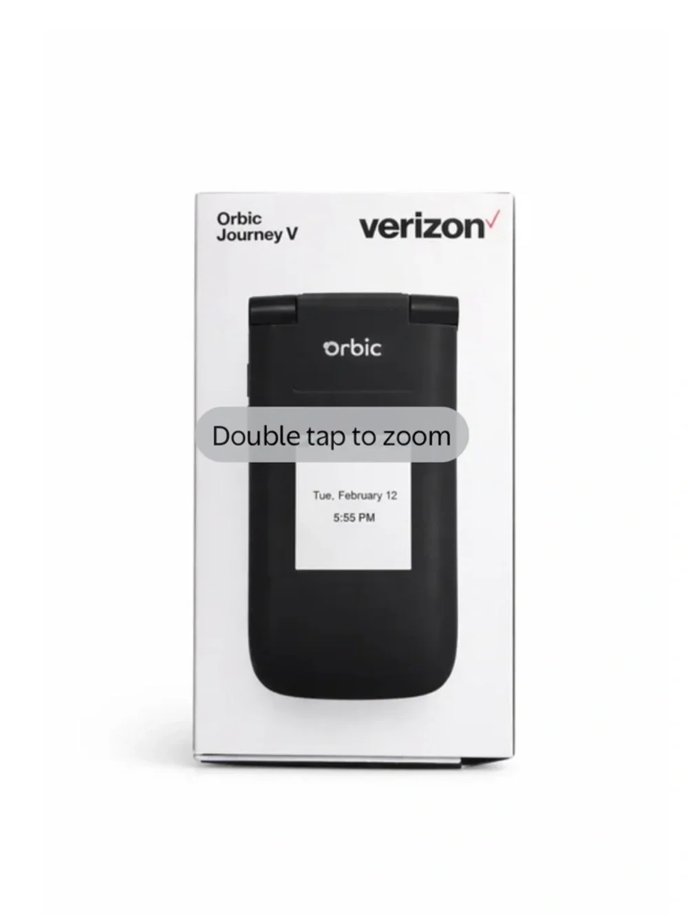 Verizon Orbic Journey V Flip Phone 4G LTE Postpaid Device – 2.8